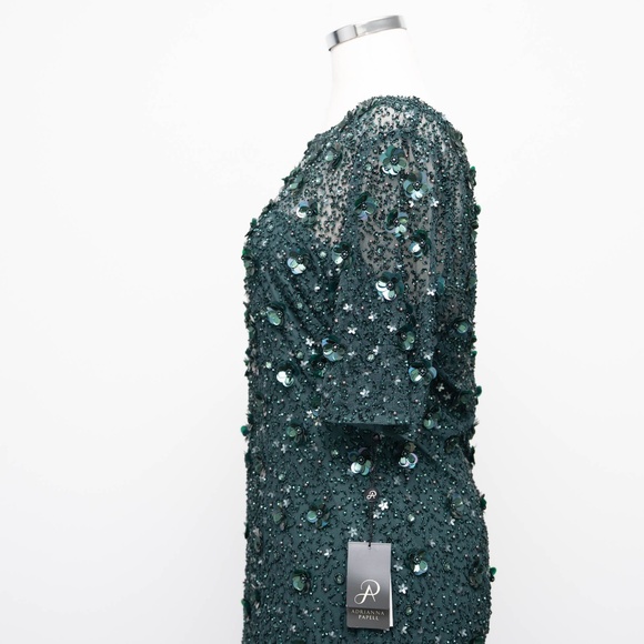 Adrianna Papell - Beaded Cocktail Dress - Picture 11 of 13